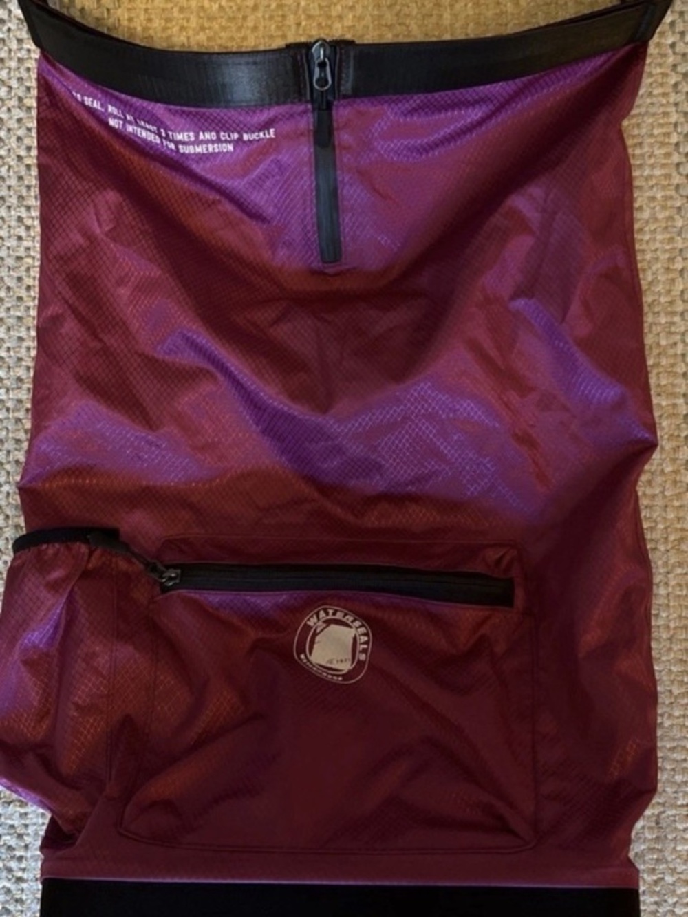 Waterseals Locking Backpack Waterproof Bag LOCK COMBINATION